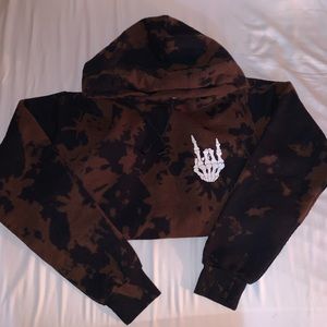 Tie Dye Skeleton Hoodie
